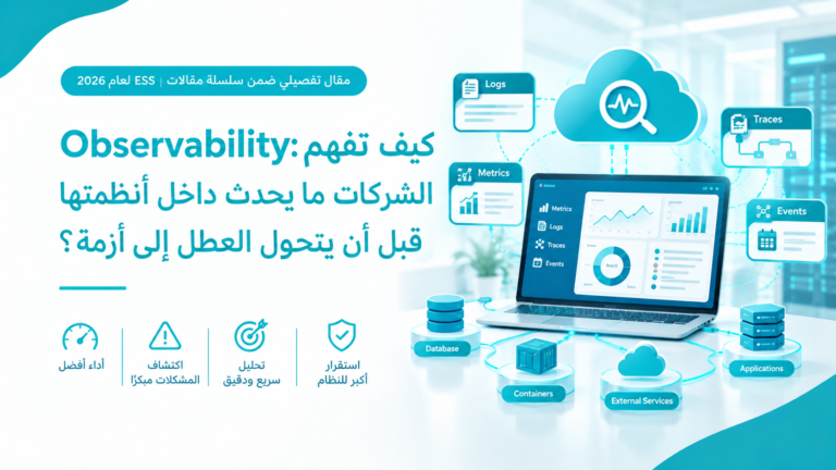 Observability: كيف تفهم الشركات ما يحدث داخل أنظمتها قبل أن يتحول العطل إلى أزمة؟